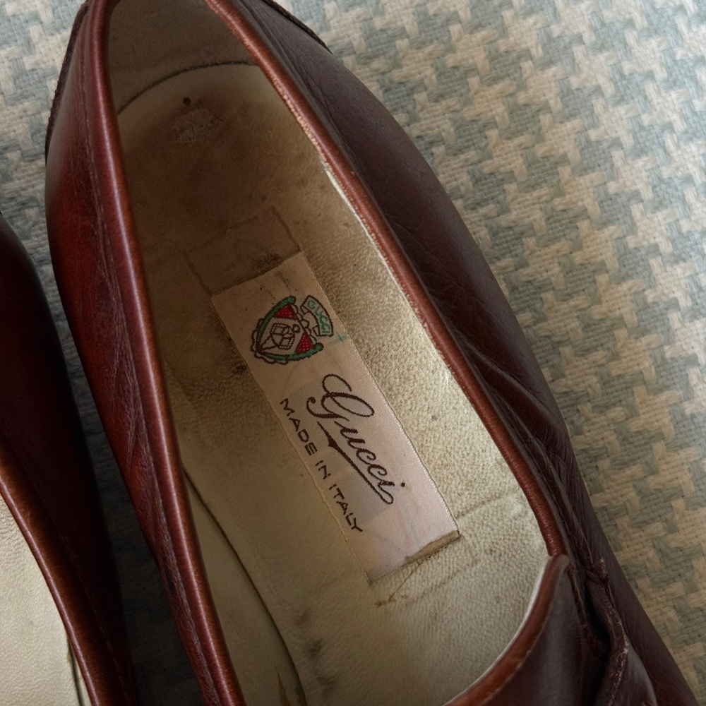 Gucci Men's Rich Brown Leather Loafers - Picture 2 of 5